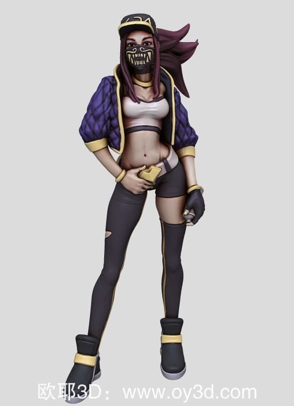 动漫电影,akali,kda,coloured,组装