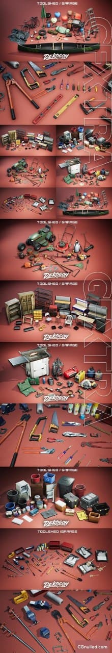 生活日用品,toolshed,garage,props,combo,pack,ue4,raw,part,组装