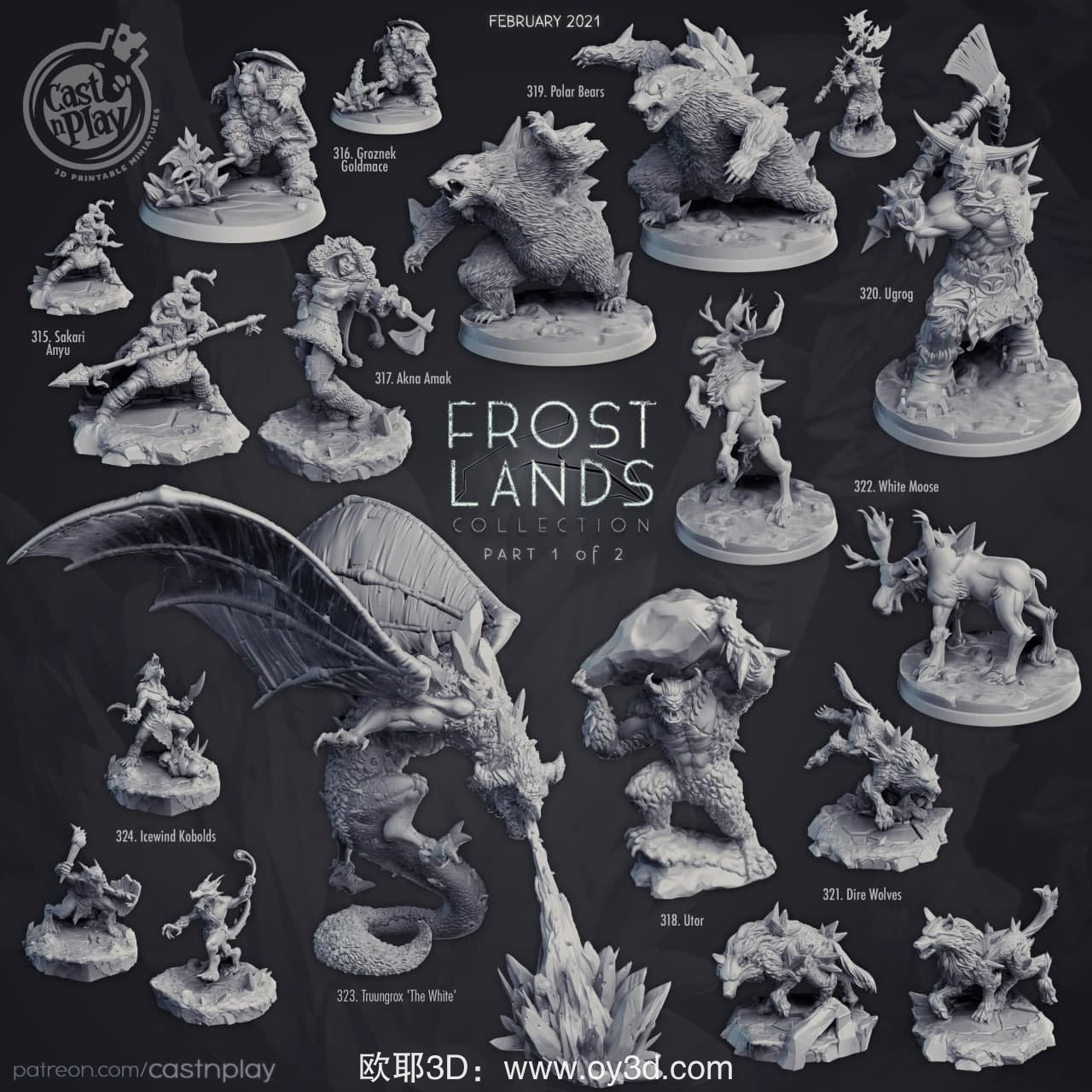 战锤战棋,Cast’N’Play,February,2021,Frostlands,组装