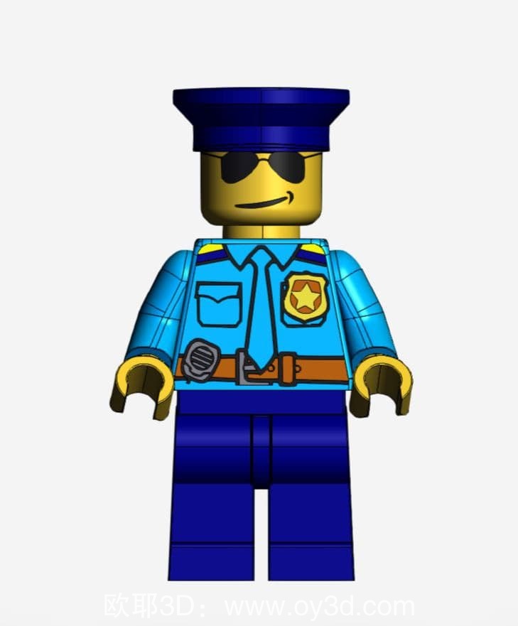 动漫电影,Police,Officer,Lego,组装