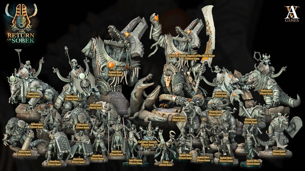 玄奇科幻,Archvillain,Games,The,Empire,of,Sands,Return,of,Sobek,组装