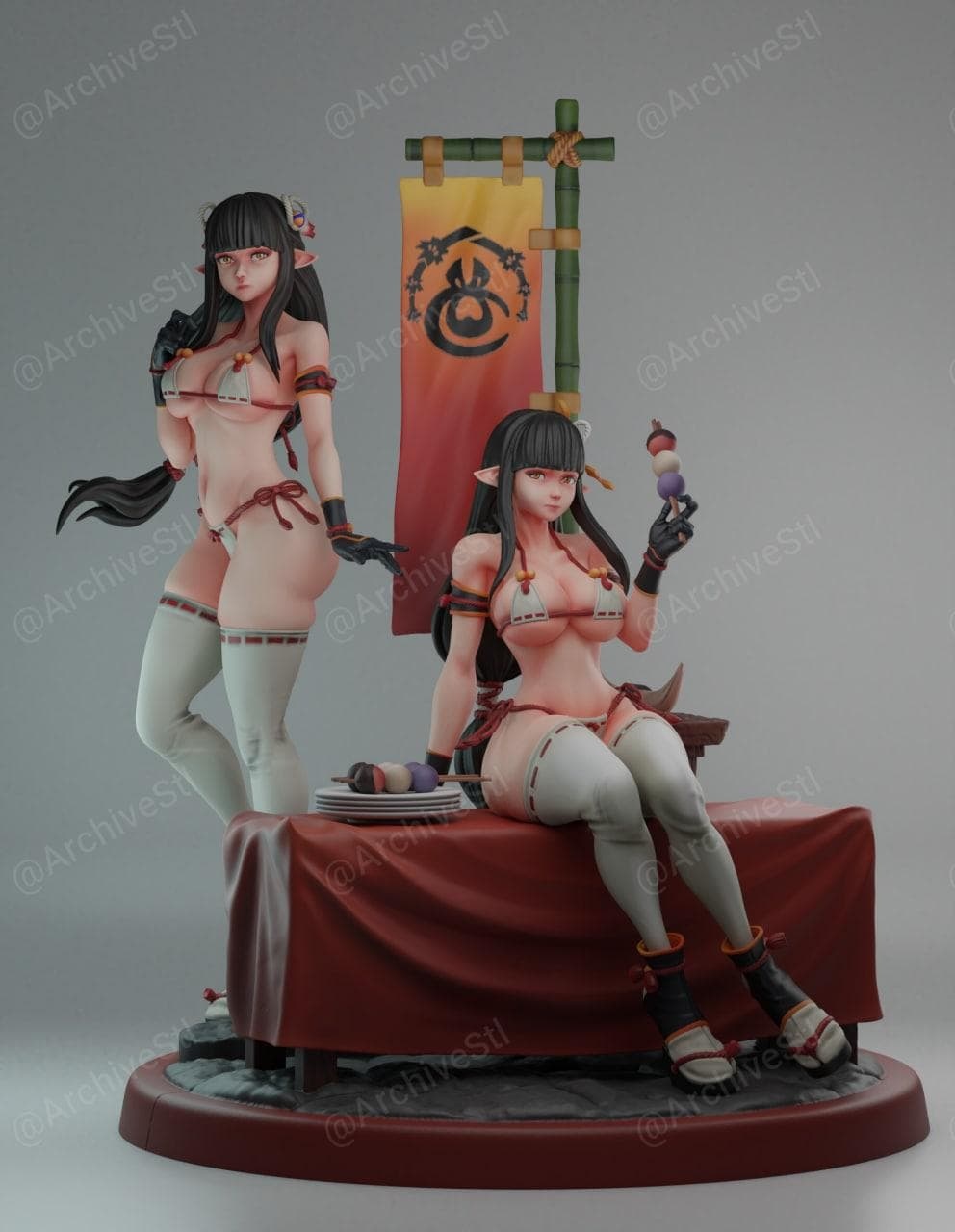 动漫电影,Monster,Hunter,Rise,Hinoa,Minoto,组装