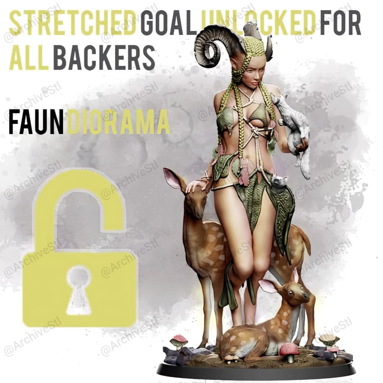 动漫电影,Printomancer,Demons,Faun,组装