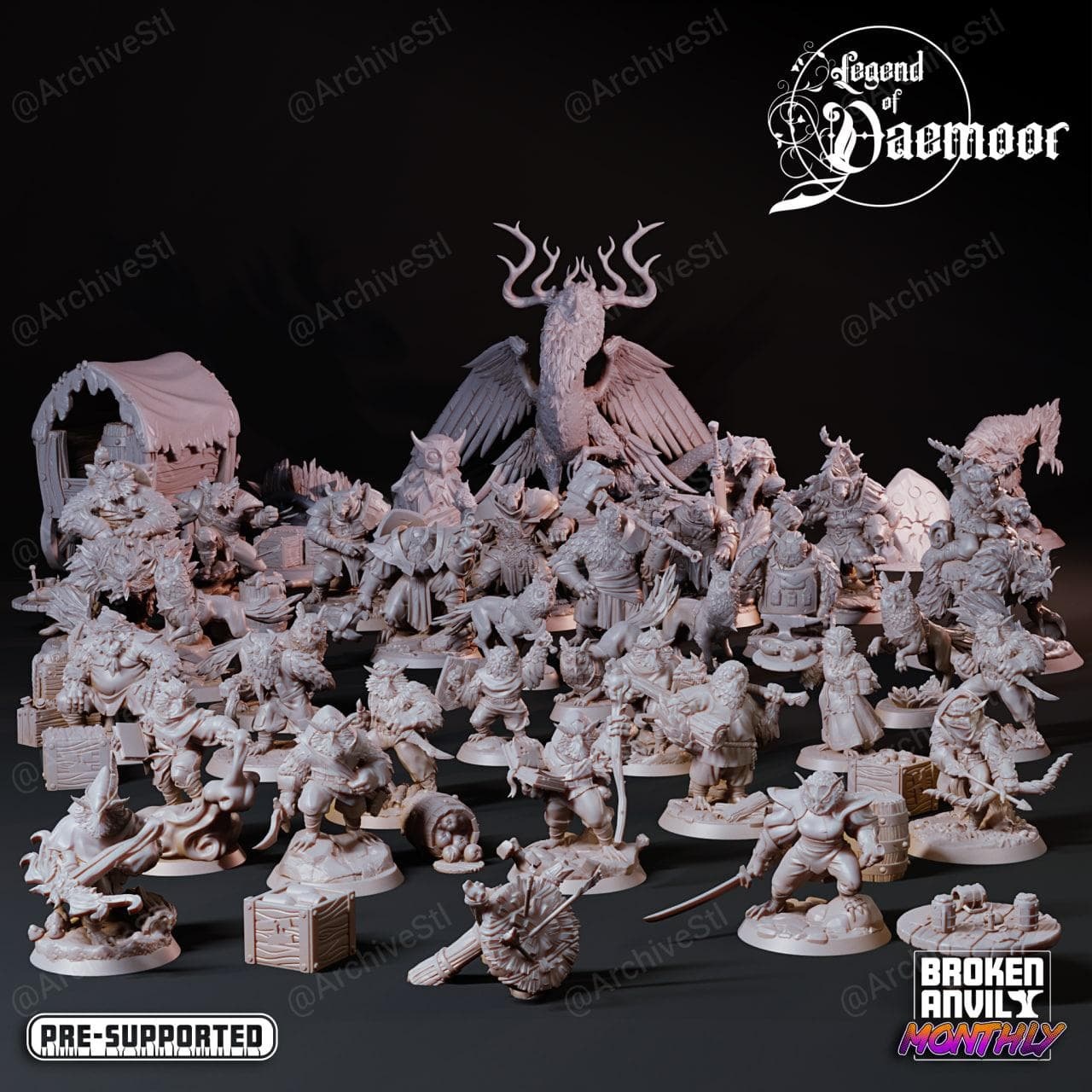 玄奇科幻,Legend,of,Daemoor,组装