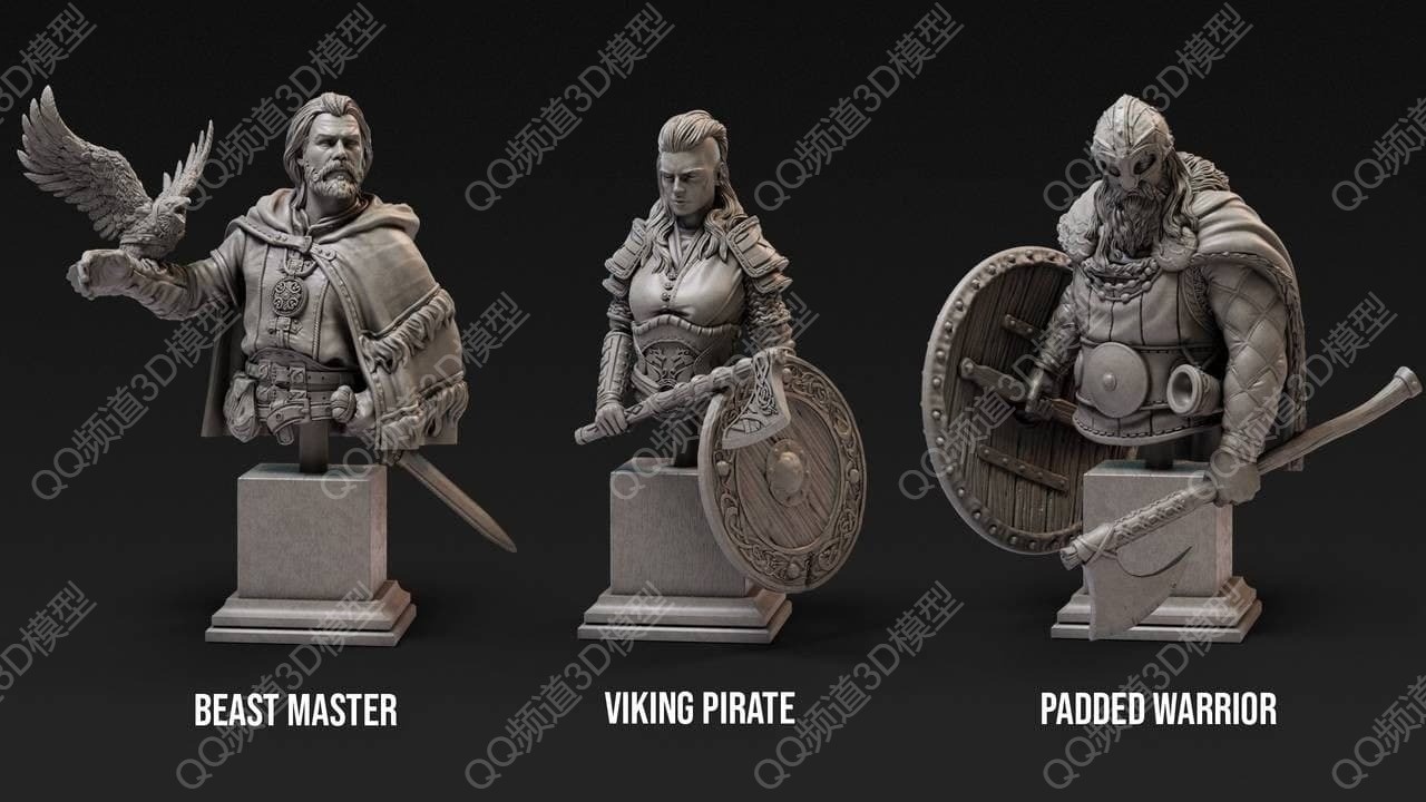 玄奇科幻,Loot,Studios,Journey,to,Valhalla,Askelung,Busts,组装