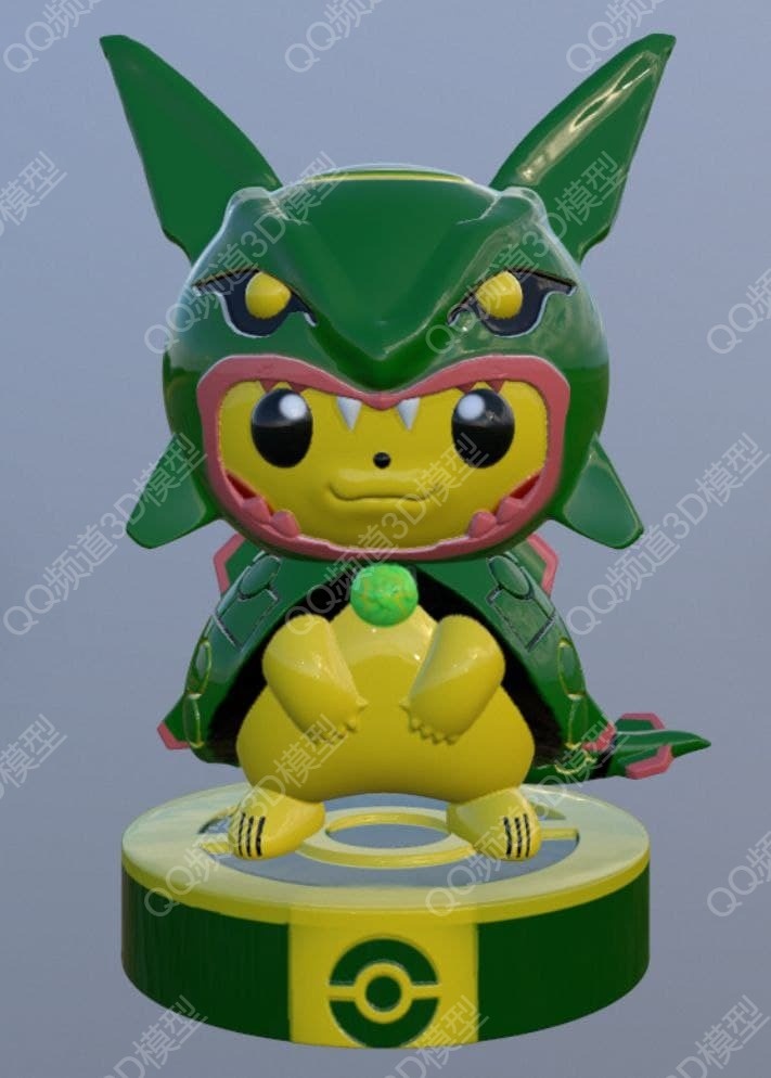 动漫电影,PIKQUAZA,STL,FILE,FIX,组装