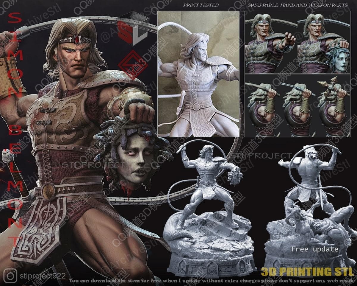 动漫电影,Simon,Belmont,Castlevania,组装