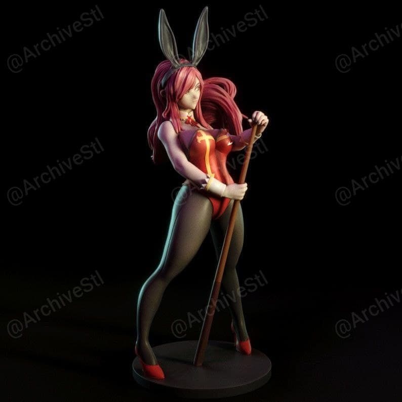 动漫电影,Erza,Scarlet,Bunny,组装