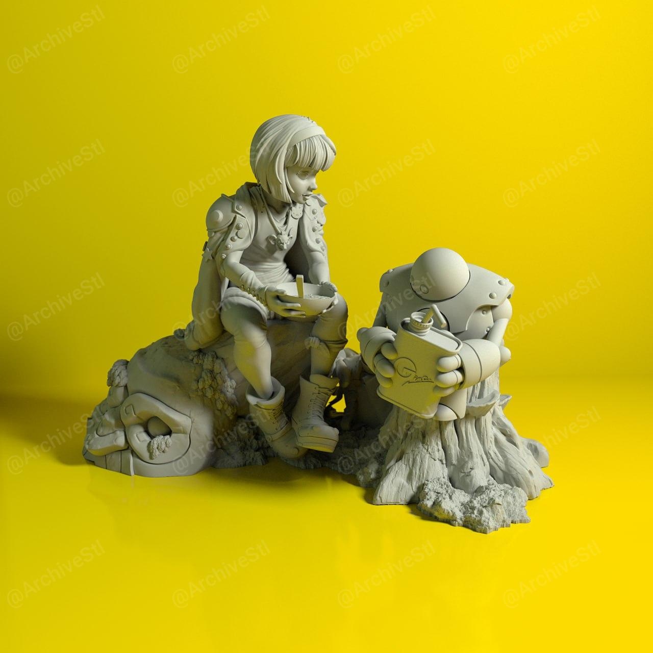 动漫电影,Lunchtime,组装