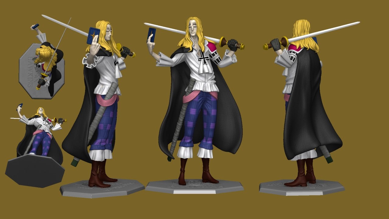 动漫电影,Basil,Hawkins,One,Piece,组装