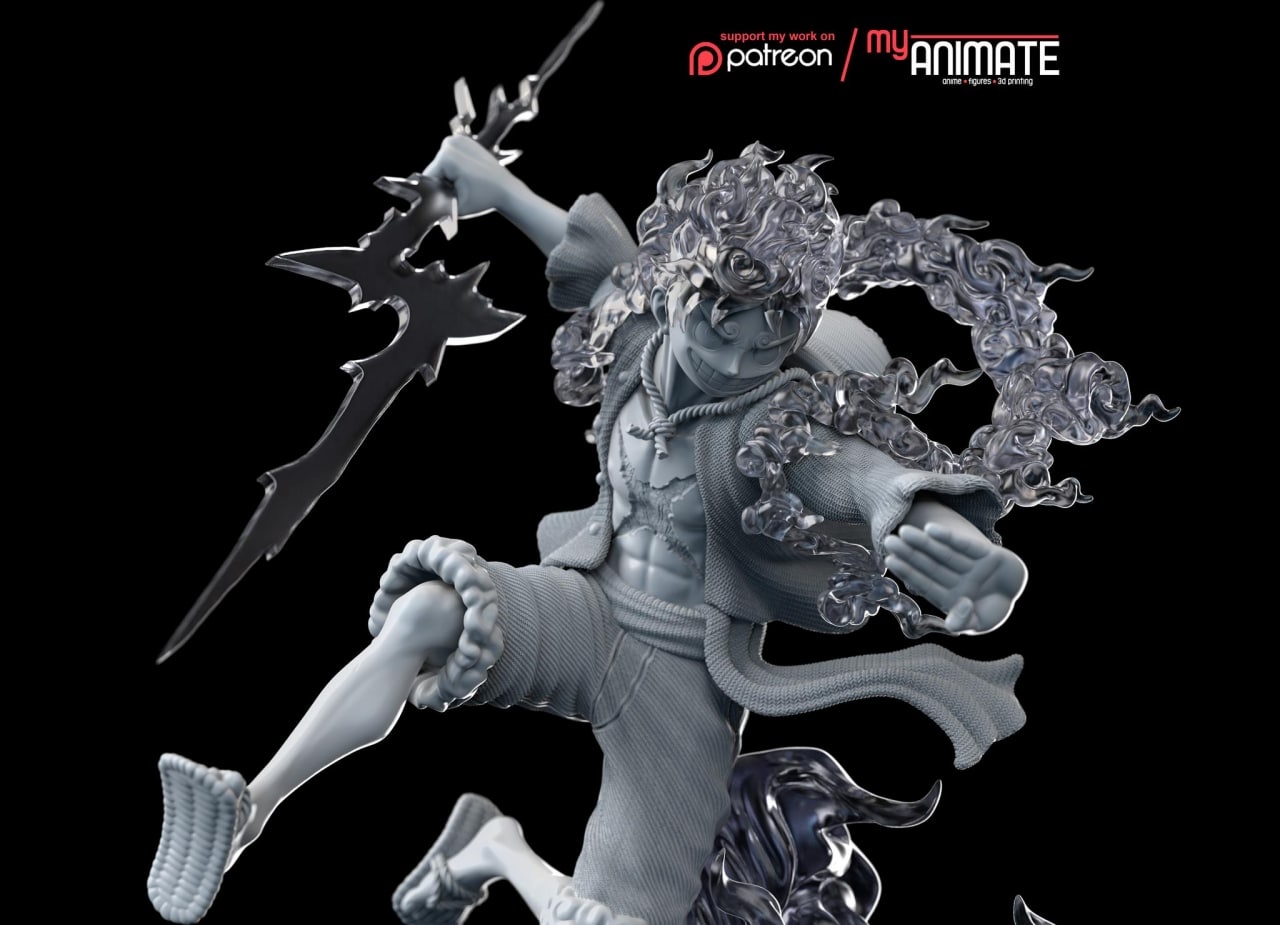 动漫电影,One,Piece,Luffy,Nika,patreon,myanimate,组装